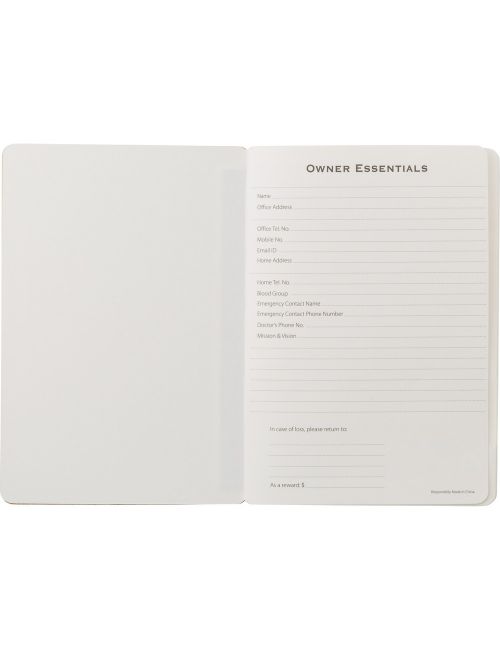 Bambusowy notatnik ok. B6 z długopisem