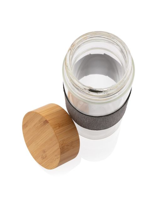 Szklana butelka 750 ml Impact w pokrowcu