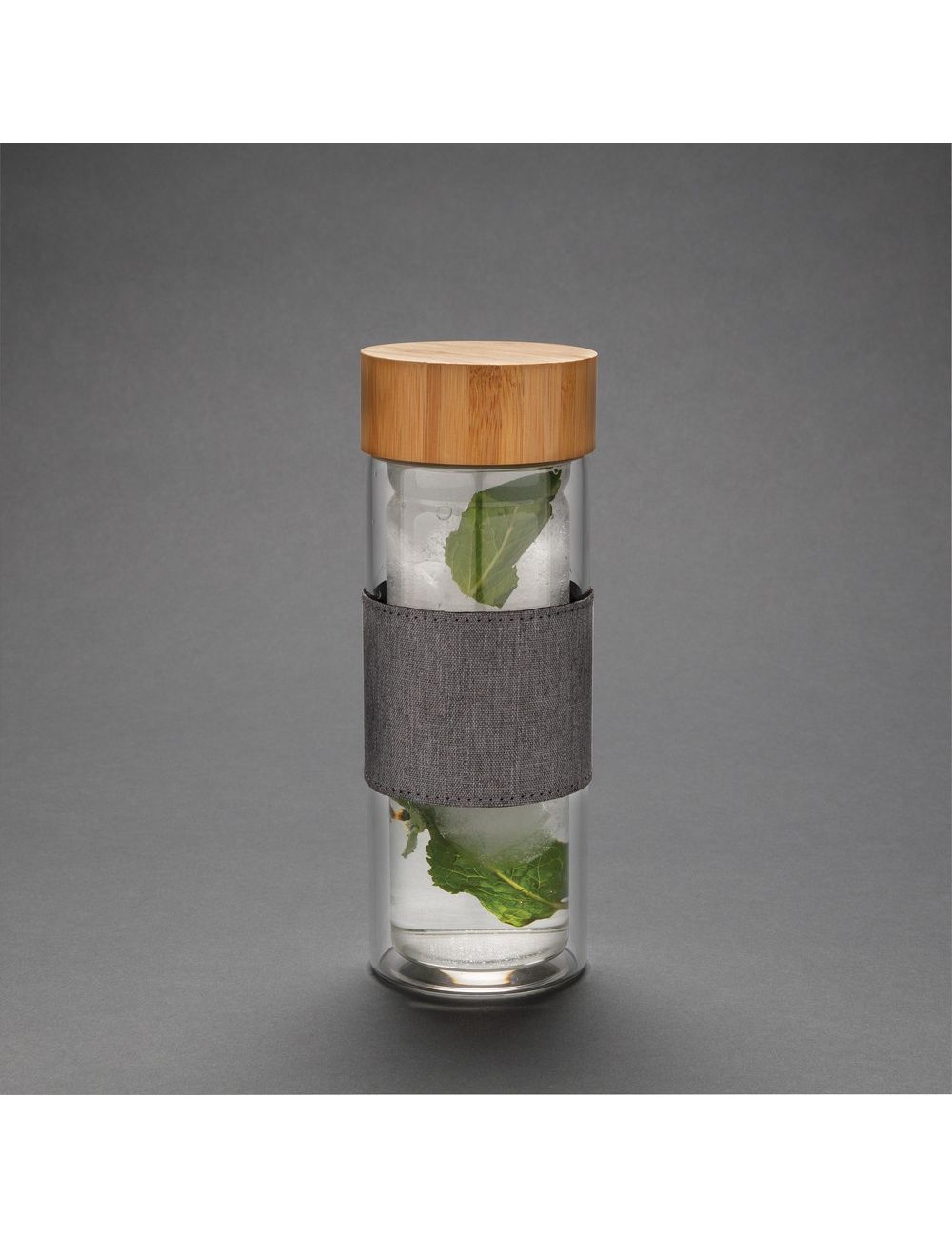 Szklana butelka 360 ml Impact w pokrowcu