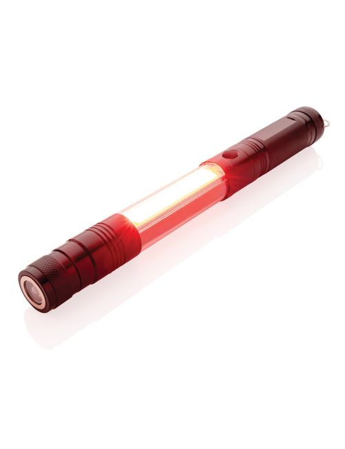 Teleskopowa latarka COB