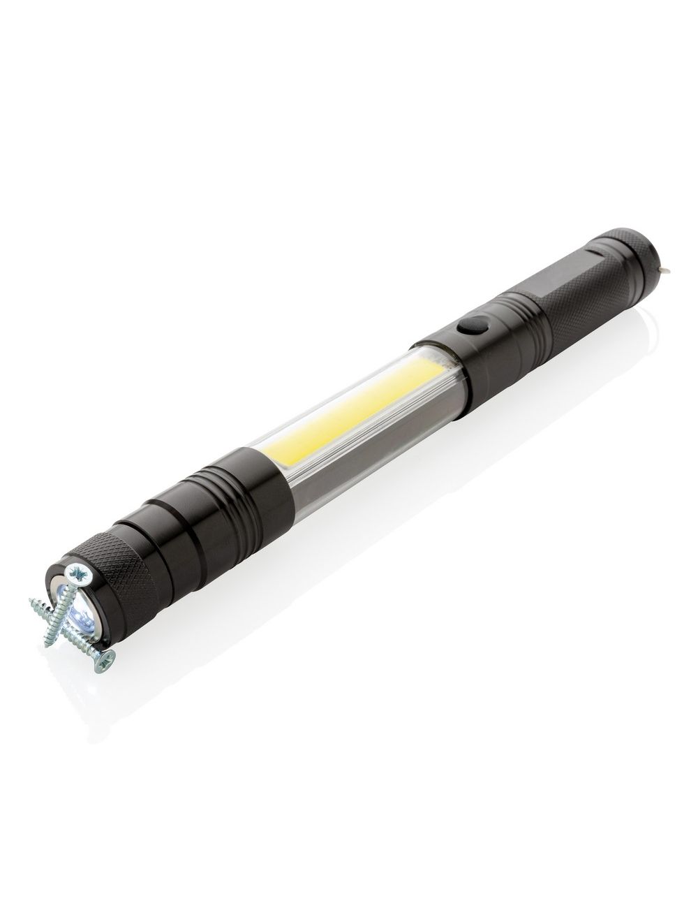 Teleskopowa latarka COB