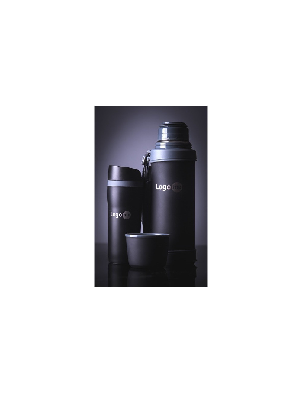 Kubek izotermiczny Winnipeg 350 ml, czarny