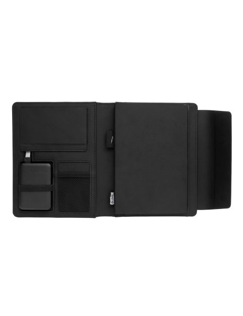 Teczka konferencyjna A5 Fiko, ładowarka bezprzewodowa