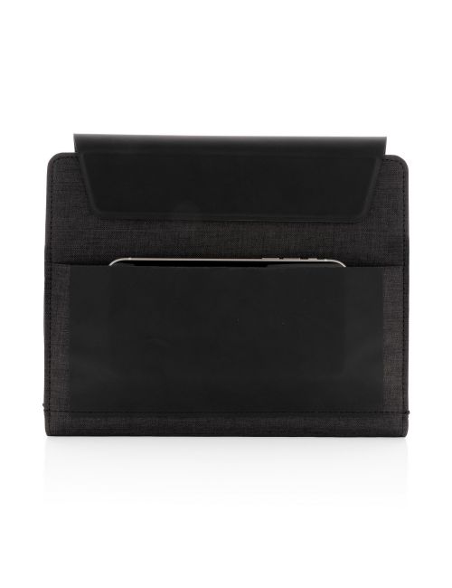 Teczka konferencyjna A5 Fiko, ładowarka bezprzewodowa