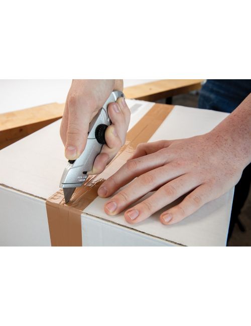 Nóż do tapet z mechanizmem zabezpieczającym