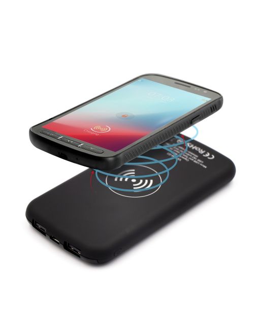 Power bank 8000 mAh Mauro Conti, ładowarka bezprzewodowa 5W | Eric