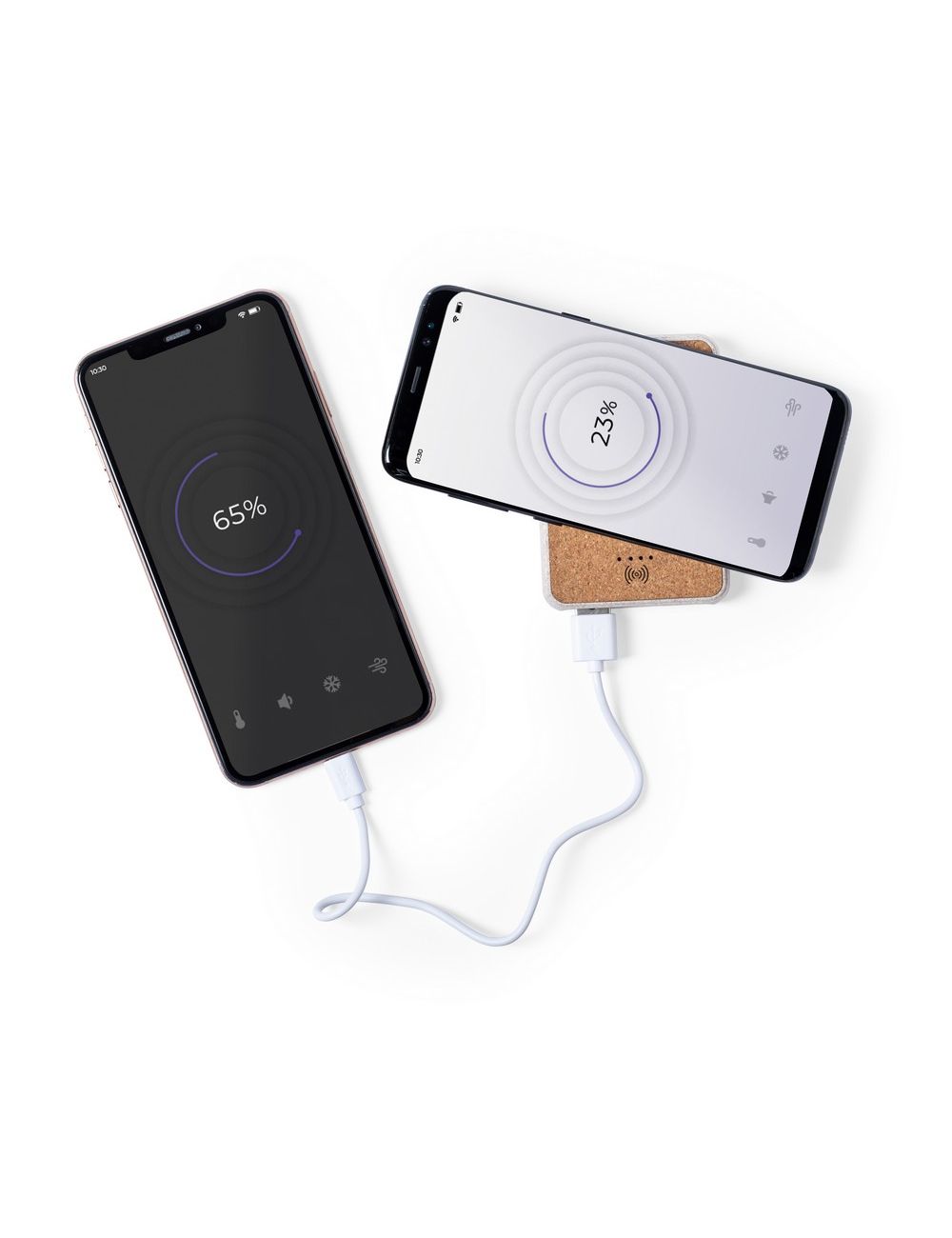 Bezprzewodowy power bank 5000 mAh ze słomy...