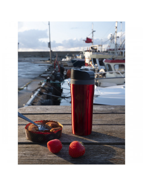 Kubek izotermiczny Winnipeg 350 ml, bordowy 