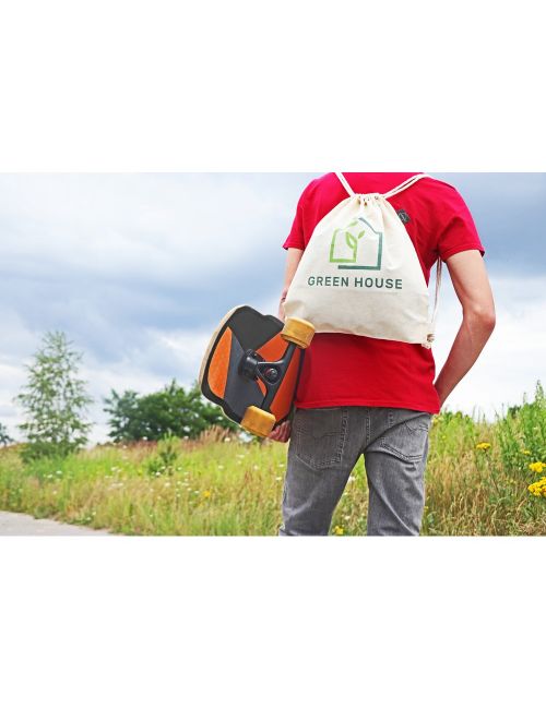 Worek ze sznurkiem z bawełny organicznej B'RIGHT | Meredith