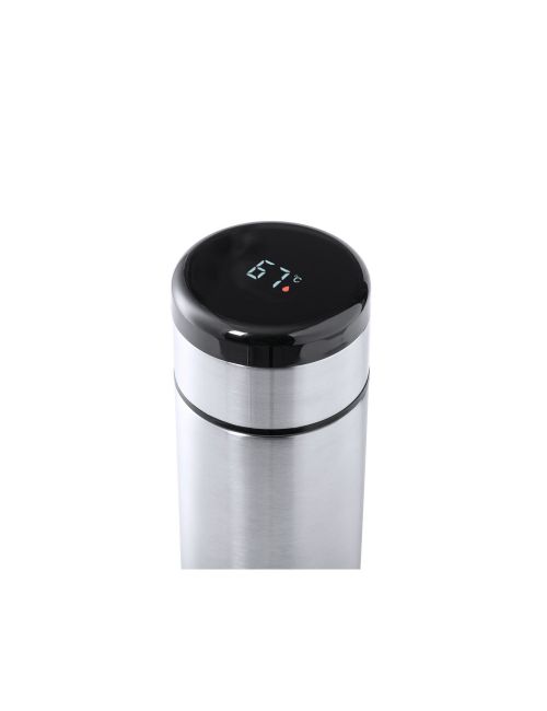 Termos 420 ml, posiada sitko zatrzymujące fusy oraz dotykowy cyfrowy wyświetlacz temperatury napojów