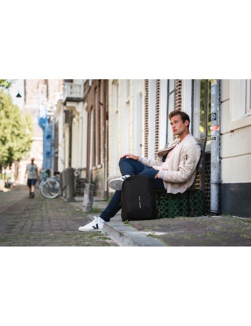 Bobby Soft, plecak na laptopa 15,6" RPET, chroniący przed kieszonkowcami