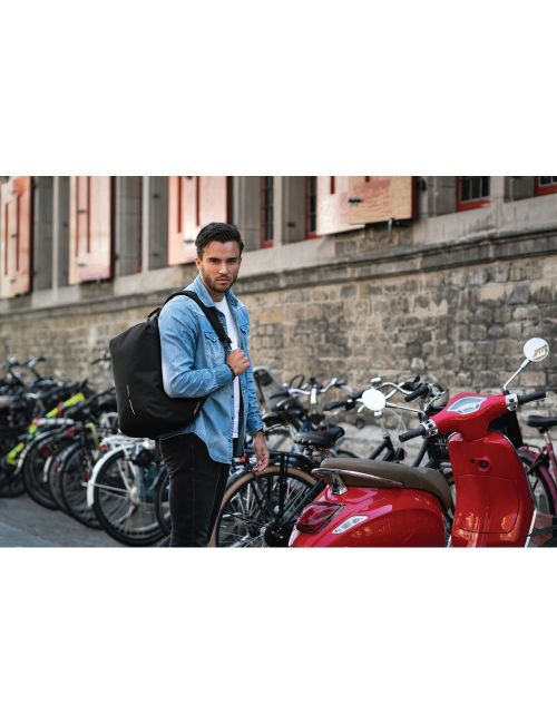 Bobby Soft, plecak na laptopa 15,6" RPET, chroniący przed kieszonkowcami