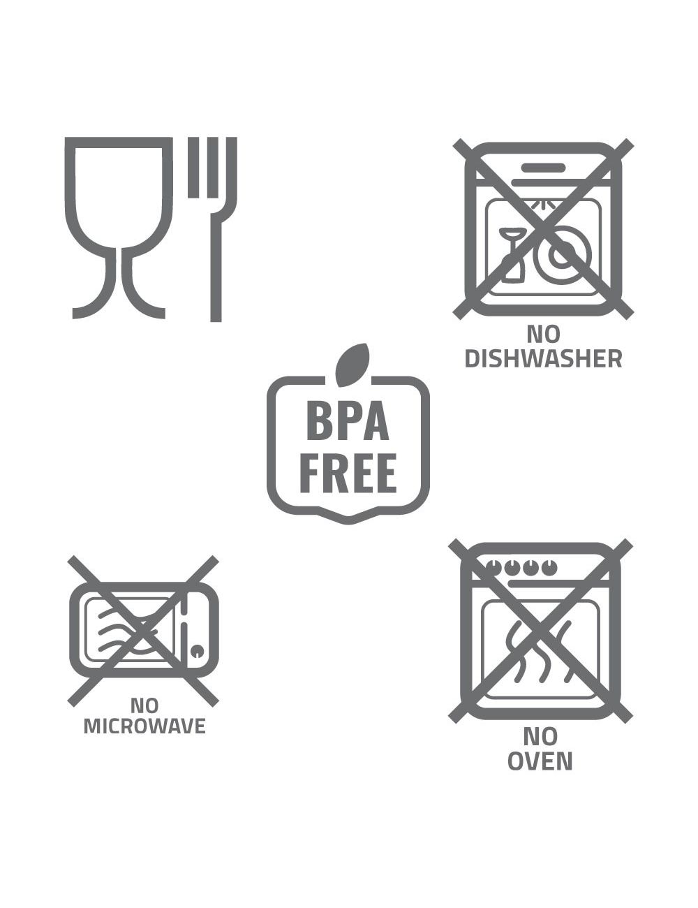 Butelka sportowa 750 ml Air Gifts | Terry