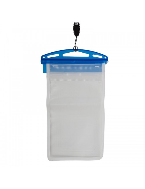 Pokrowiec na telefon Crystal, transparentny/niebieski 