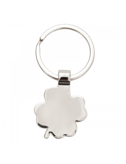 Brelok Clover Luck, zielony/srebrny