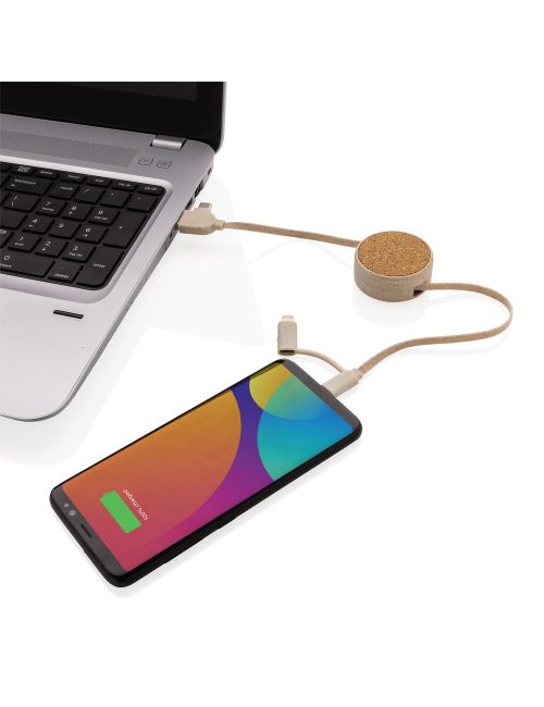 Zwijany kabel do ładowania