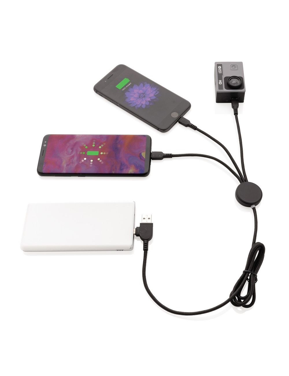 Kabel do ładowania z podświetleniem logotypu