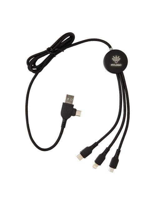 Kabel do ładowania z podświetleniem logotypu