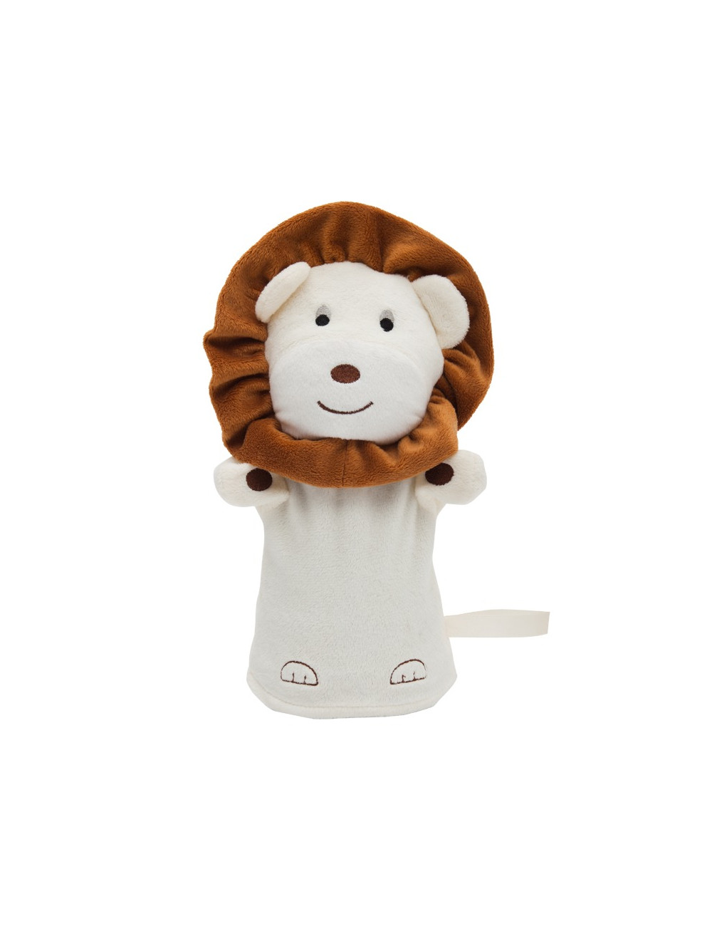 Pacynka Lion, beżowy/brązowy 