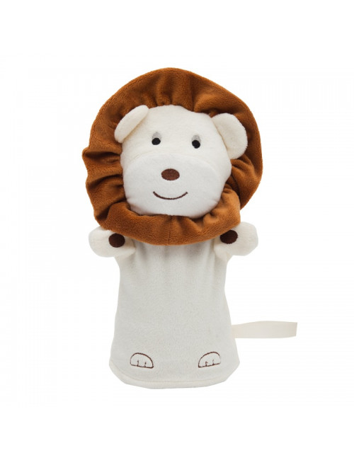 Pacynka Lion, beżowy/brązowy 