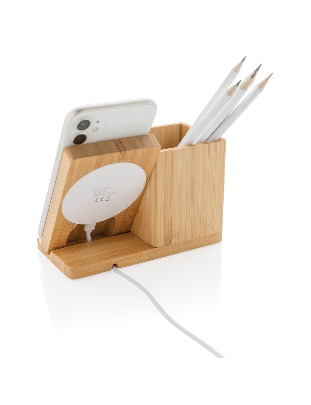 Ładowarka bezprzewodowa 5W, organizer na biurko...