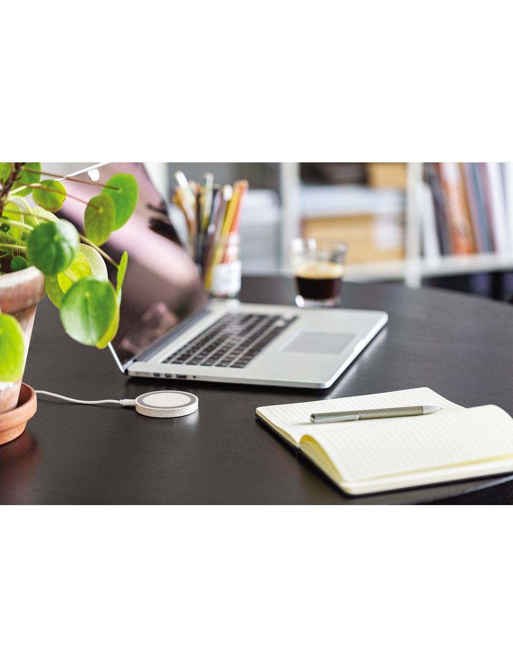 Okrągła ładowarka bezprzewodowa 5W