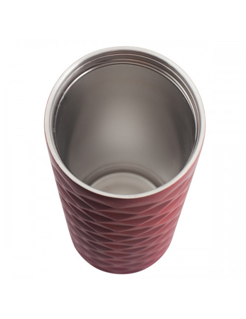 Kubek izotermiczny Halifax 450 ml, bordowy