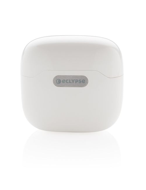 Bezprzewodowe słuchawki douszne w stacji ładującej ze sterylizacją UV-C