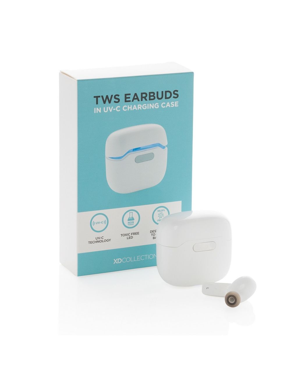 Bezprzewodowe słuchawki douszne w stacji...