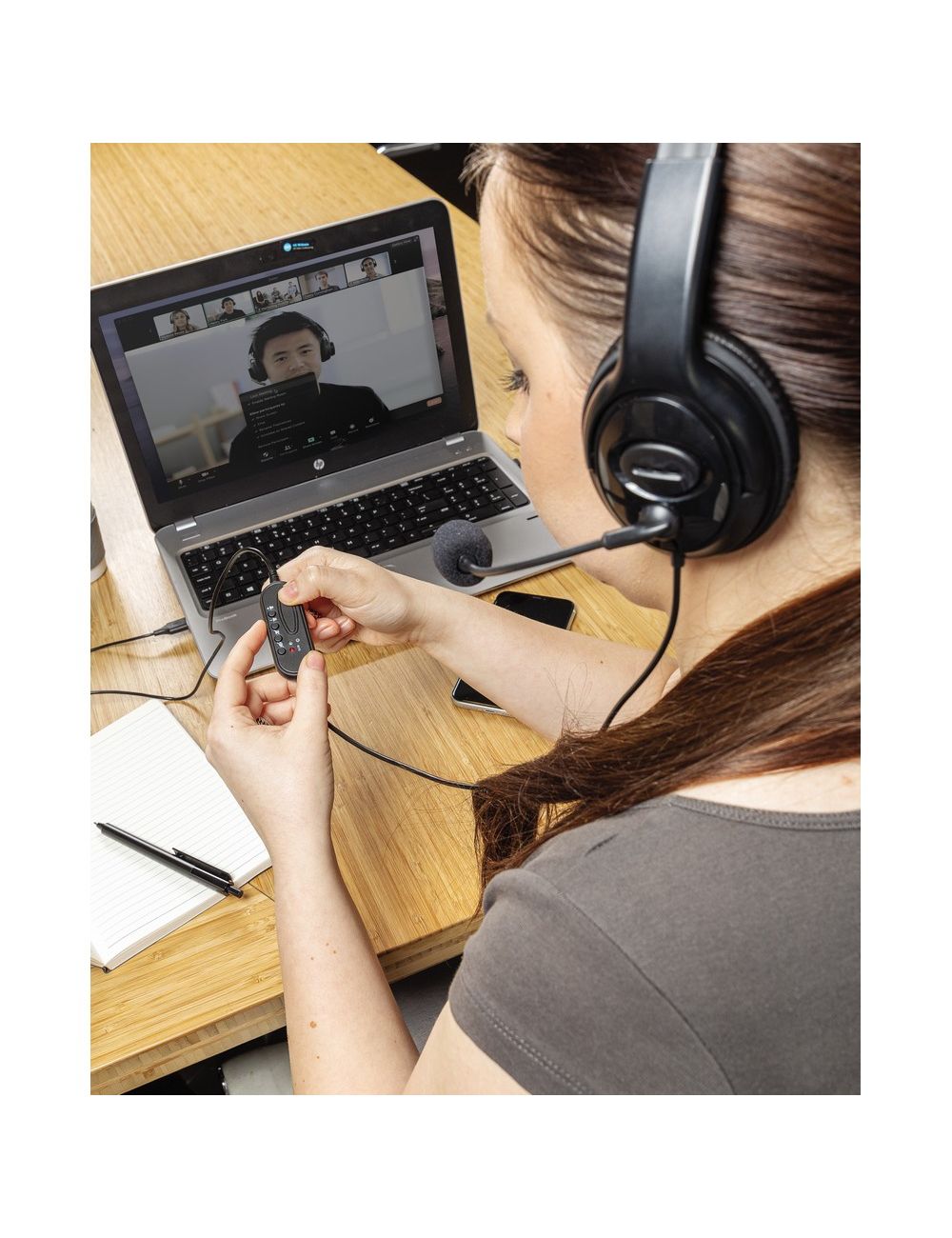 Zestaw słuchawkowy USB