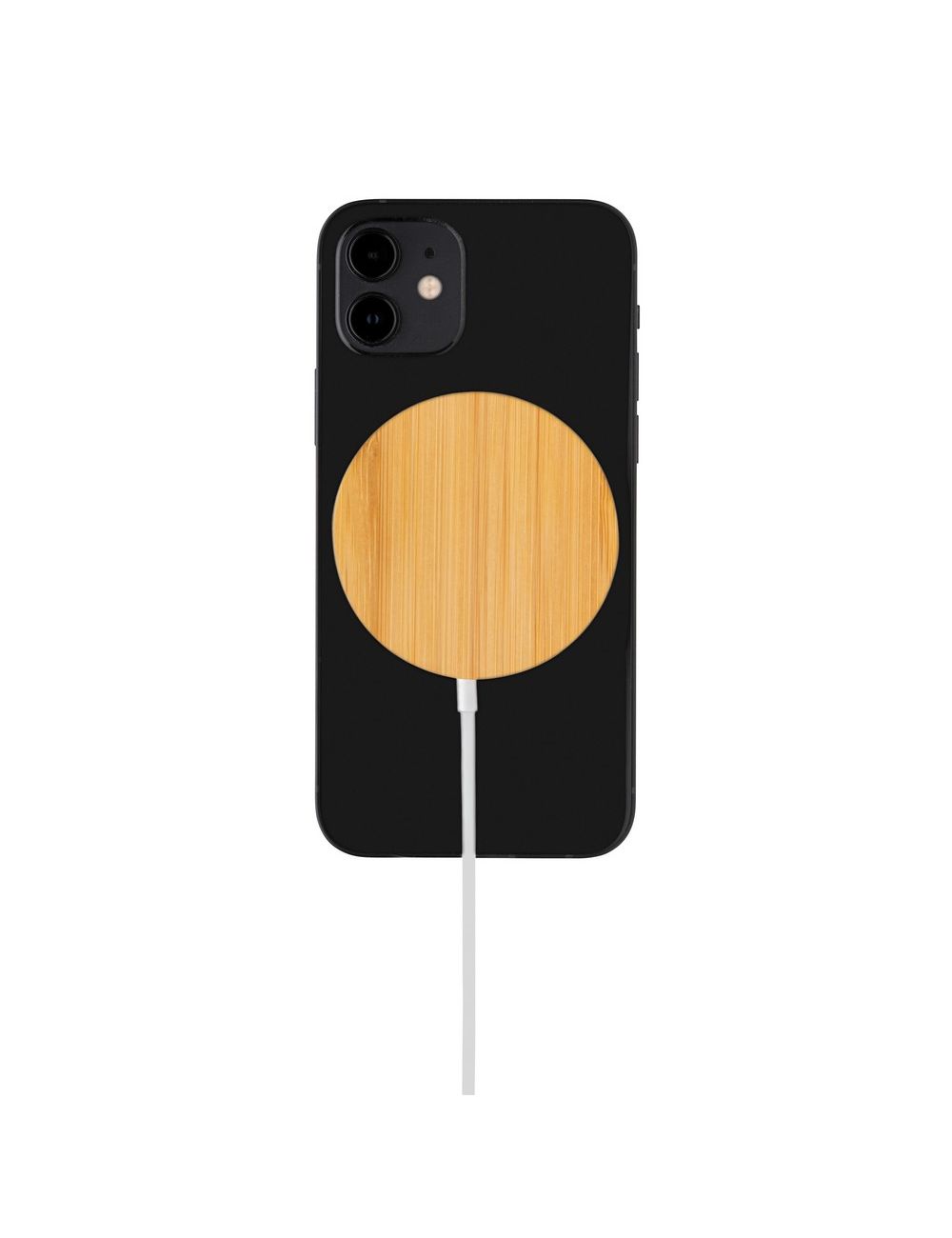 Bambusowa, magnetyczna ładowarka bezprzewodowa 10W