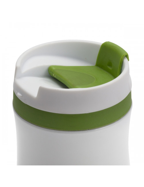 Kubek izotermiczny Viki 390 ml, zielony/biały 