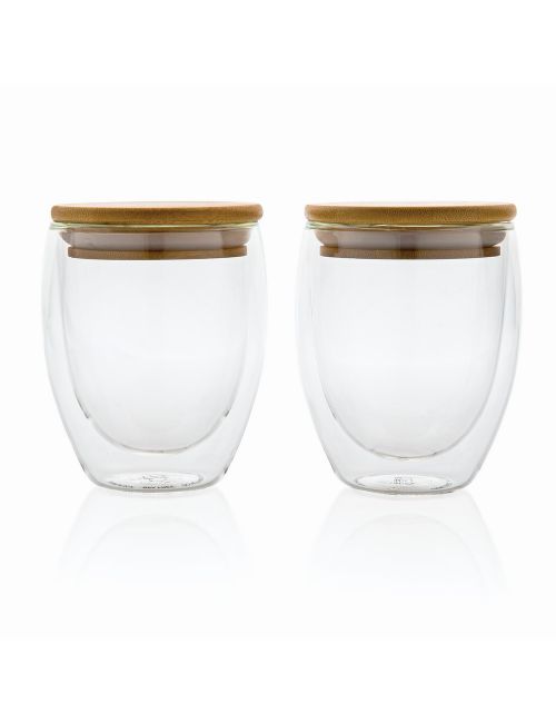 Zestaw szklanek z podwójnymi ściankami 250 ml, 2 szt.