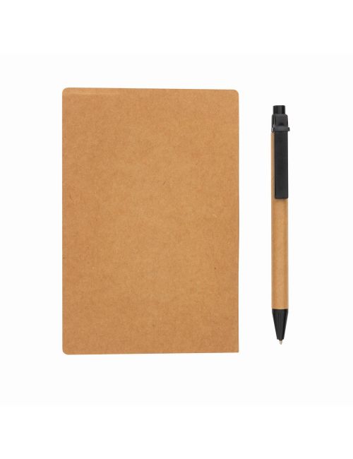 Zestaw do notatek A6, karteczki samoprzylepne, długopis