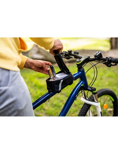 Torba rowerowa z wyposażeniem, zestaw naprawczy, apteczka, poncho | Fabio