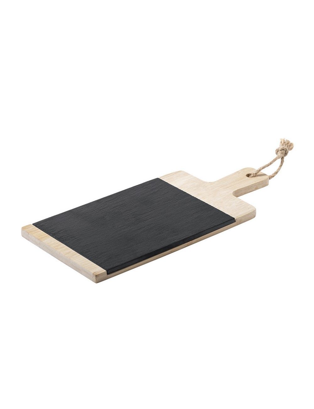 Deska do krojenia wykonana z łupka i bambusa