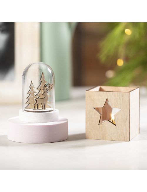 Ozdoba świąteczna "choinka i renifer"