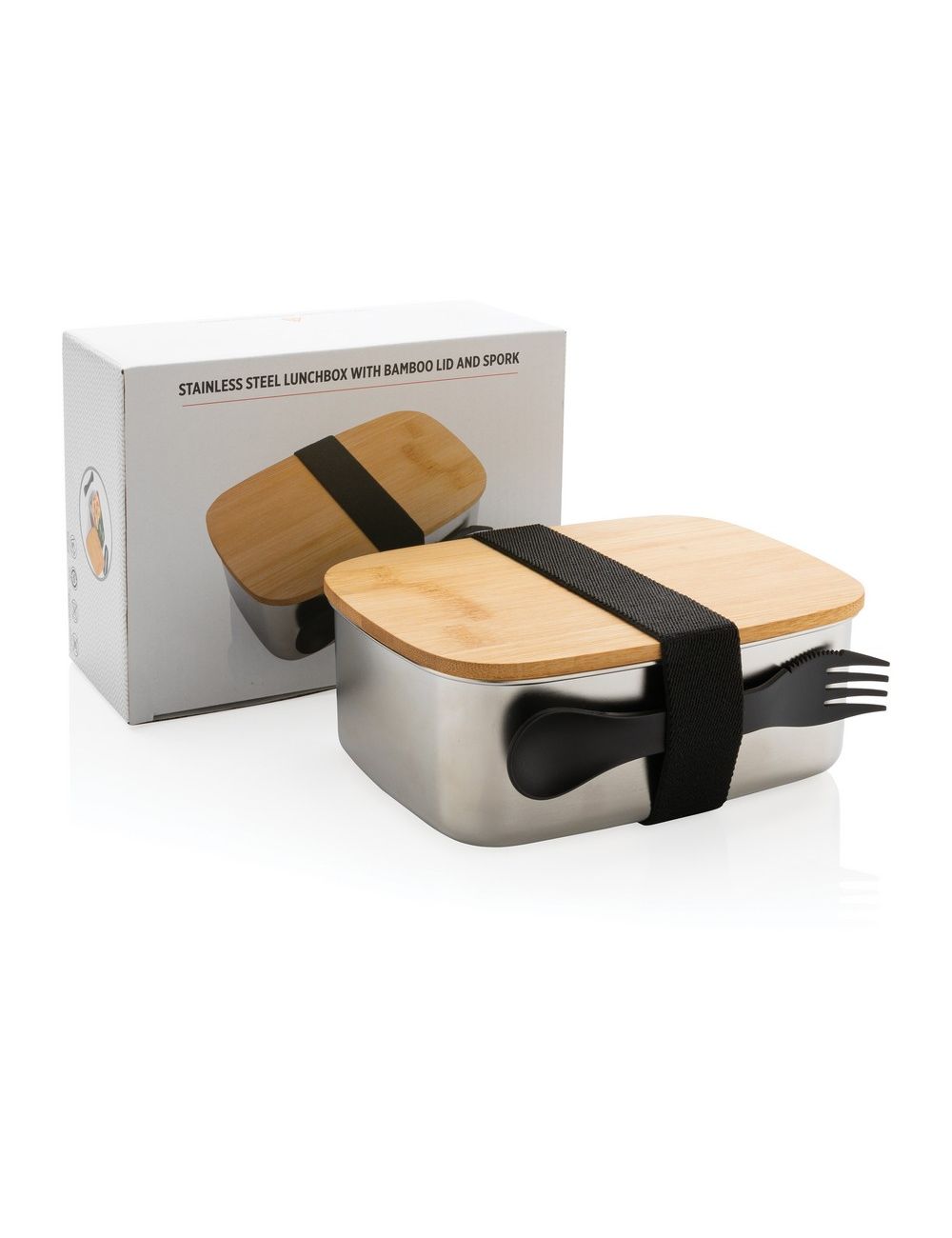 Pudełko śniadaniowe z bambusowym wieczkiem,...