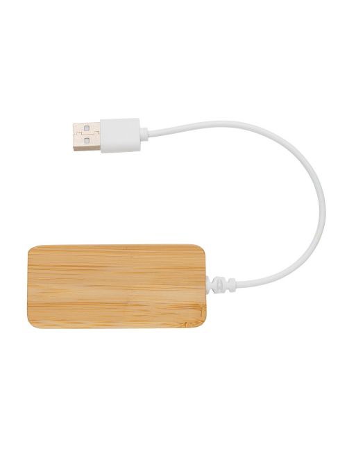 Bambusowy hub USB 2.0 z USB typu C