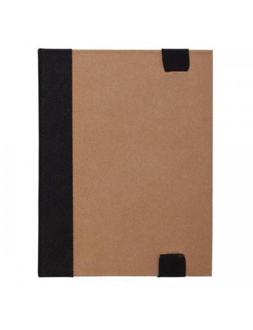 Notes memo 100x180/70k linia Kraft Paper, czarny/beżowy 