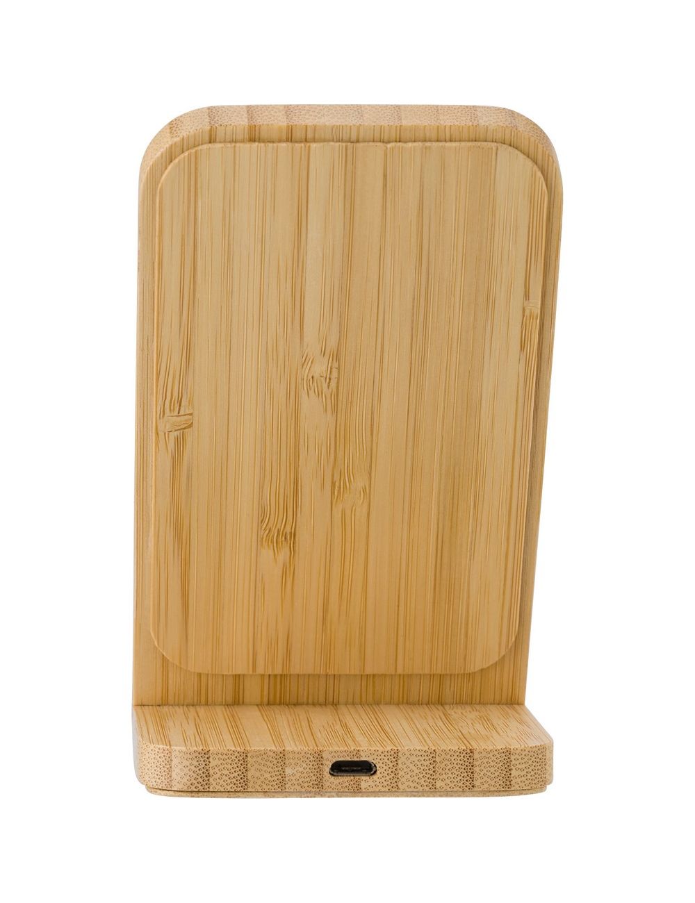 Bambusowa ładowarka bezprzewodowa 5W, stojak na...