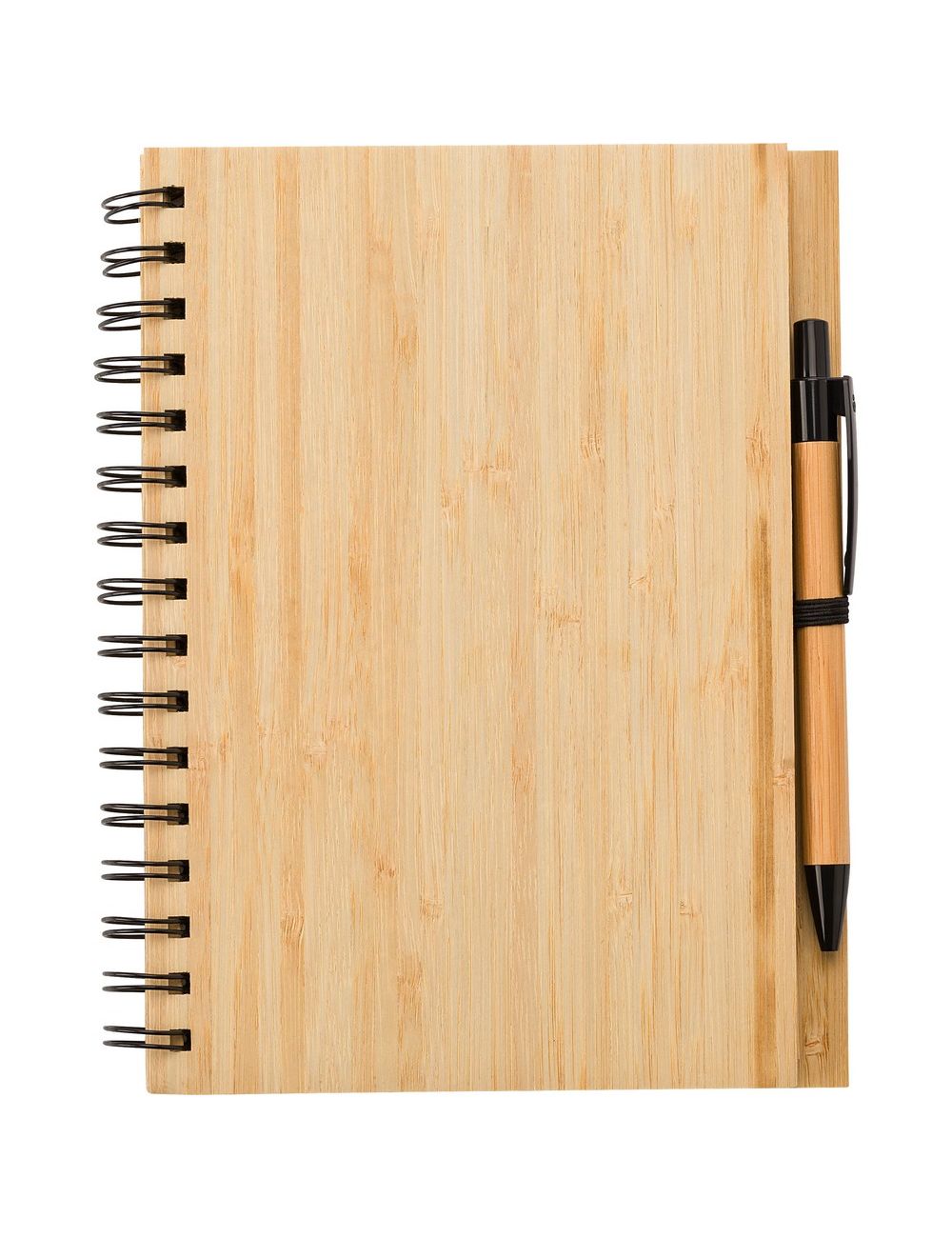 Bambusowy notatnik A5, długopis