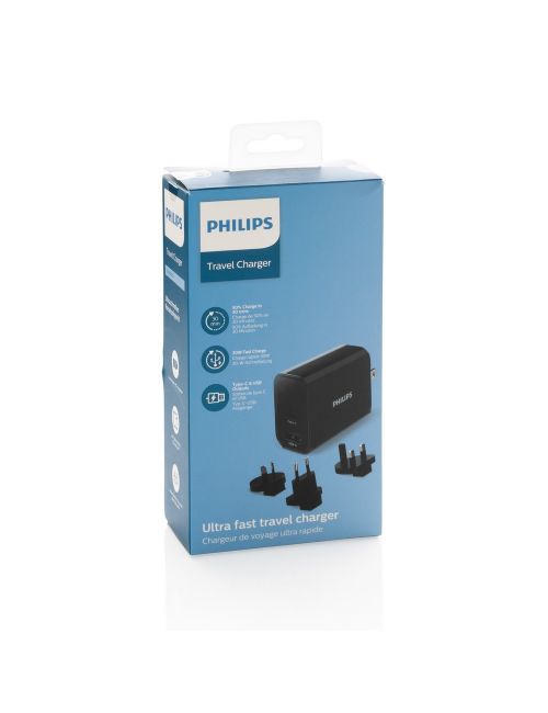 Uniwersalna ładowarka Philips 30W, adapter podróżny