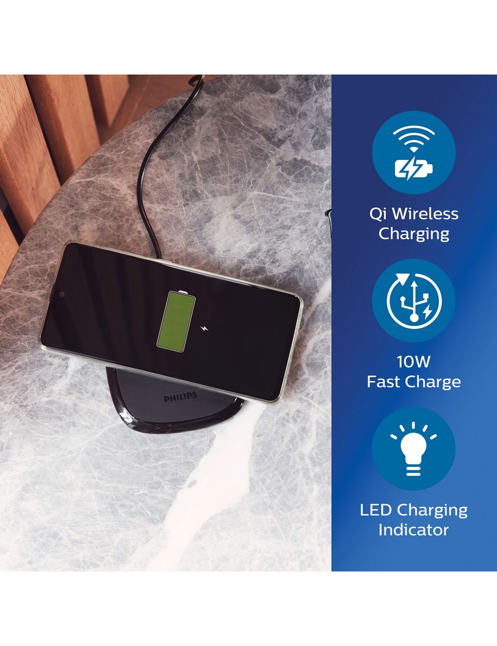Ładowarka bezprzewodowa 10W Philips
