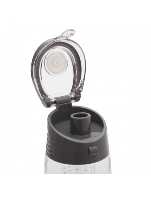 Bidon Frutello 700 ml, szary/transparentny 