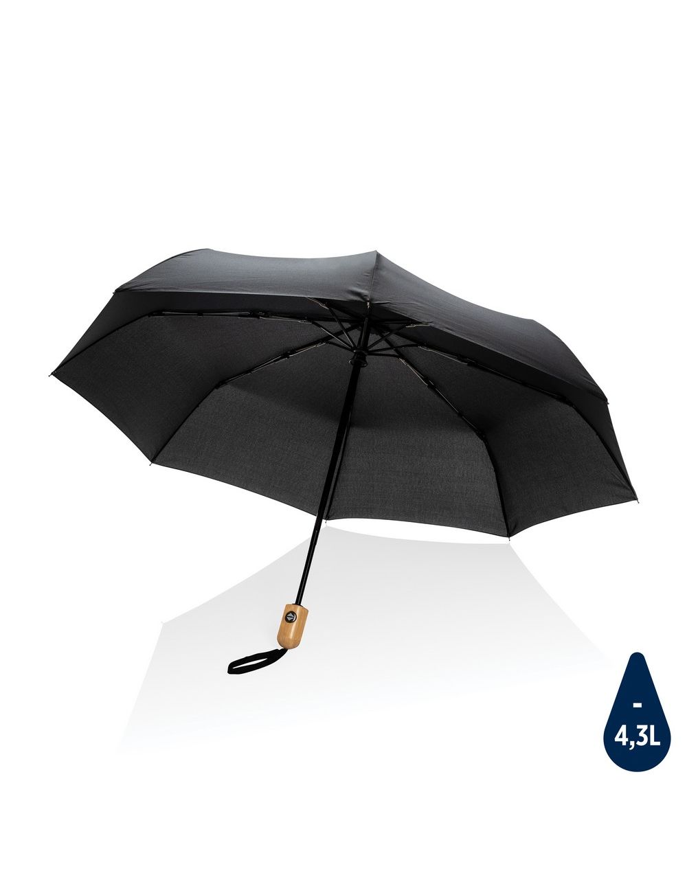 Bambusowy parasol automatyczny 21" Impact AWARE™ rPET