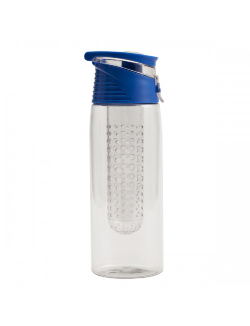 Bidon Frutello 700 ml, niebieski/transparentny