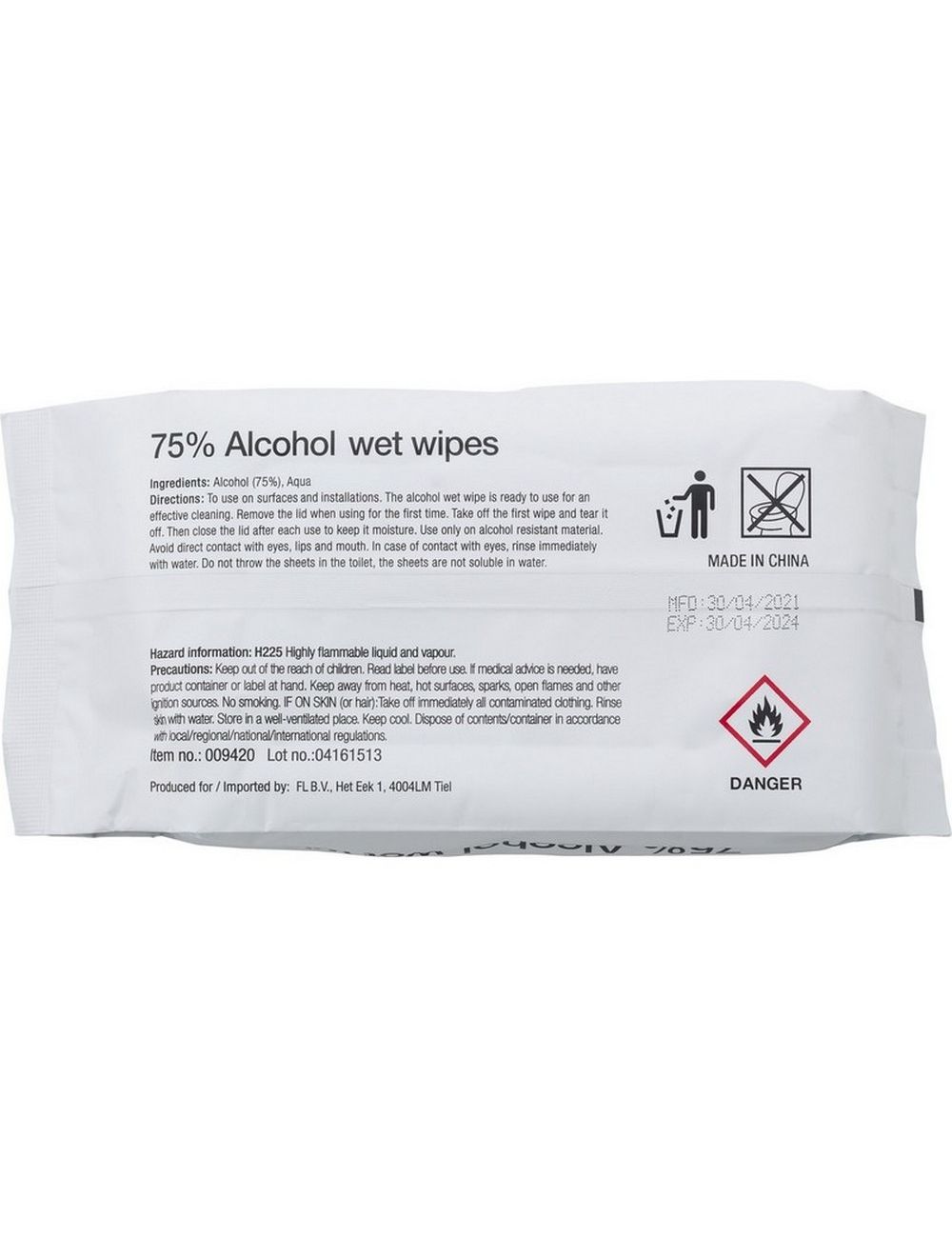 Chusteczki z alkoholem, 50 szt.