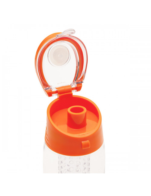 Bidon Frutello 700 ml, pomarańczowy/transparentny 