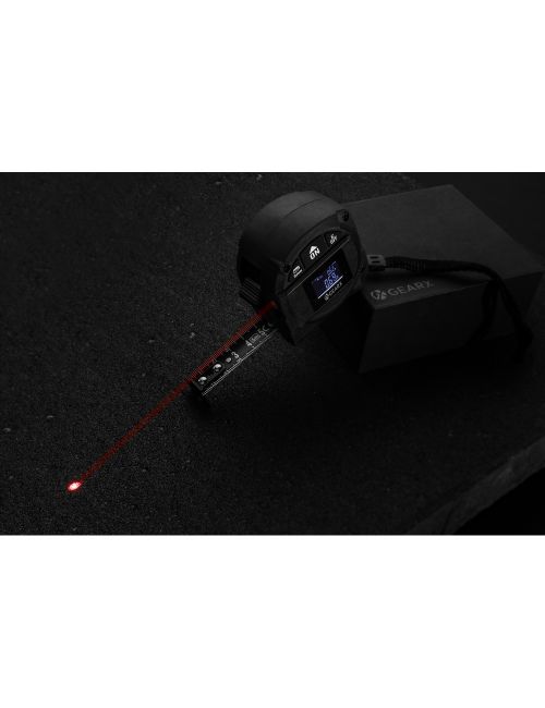 Miara 5m, dalmierz laserowy 30m Gear X